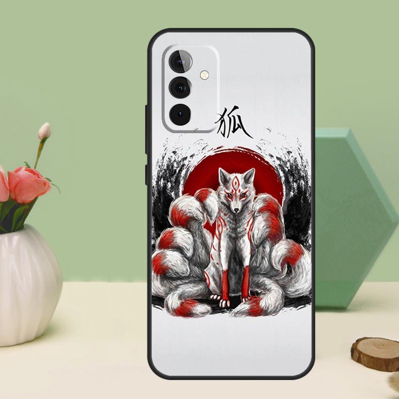 Арт Лиса Кицунэ Для Samsung Galaxy A36 A56 A54 A34 A14 A06 A16 A26 A12 A32 A52 A13 A33 A53 A15 A35 A55 Чехол