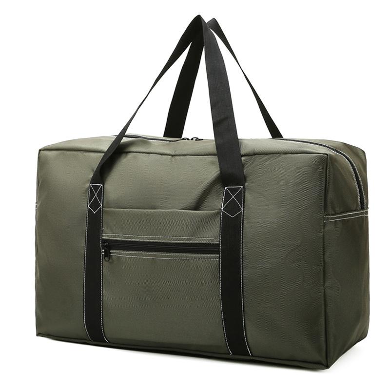 Большая вместительная дорожная сумка для багажа контрастного цвета из ткани Оксфорд, дорожная сумка для хранения на коротких дистанциях
