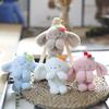Cute Soft Bunny Plush Keychain Adorable Rabbit Bag Pendant Stuffed Animal