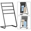 Floor Standing Towel Rack 4 Tier for Blanket Next to Tub or Shower Towel Bar Stand Pool Towel Racks Outdoor