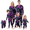 Family Matching Print Sets Pajamas Loungewear Outfits Family Matching Long Sleeve Tops+Pants Set
