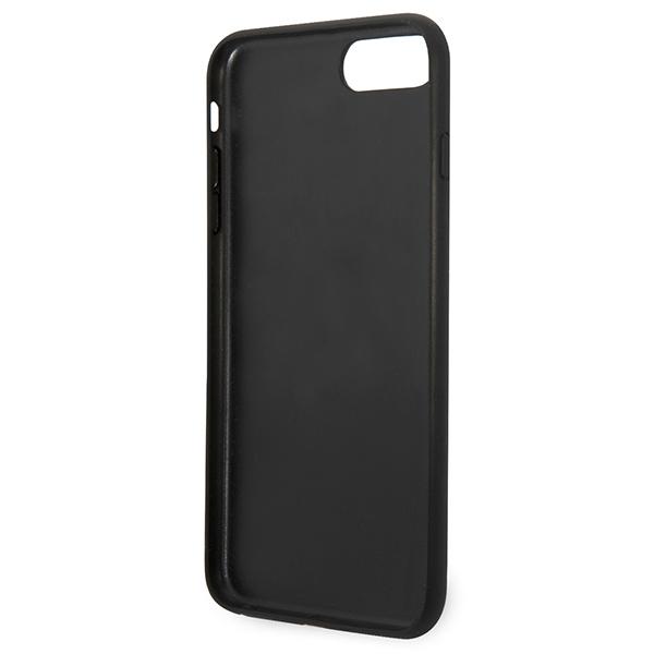 Karl Lagerfeld KLHCI8LSAKICKCBK iPhone7 Plus / 8 Plus black/black hardcase Saffiano Karl&Choupette Head