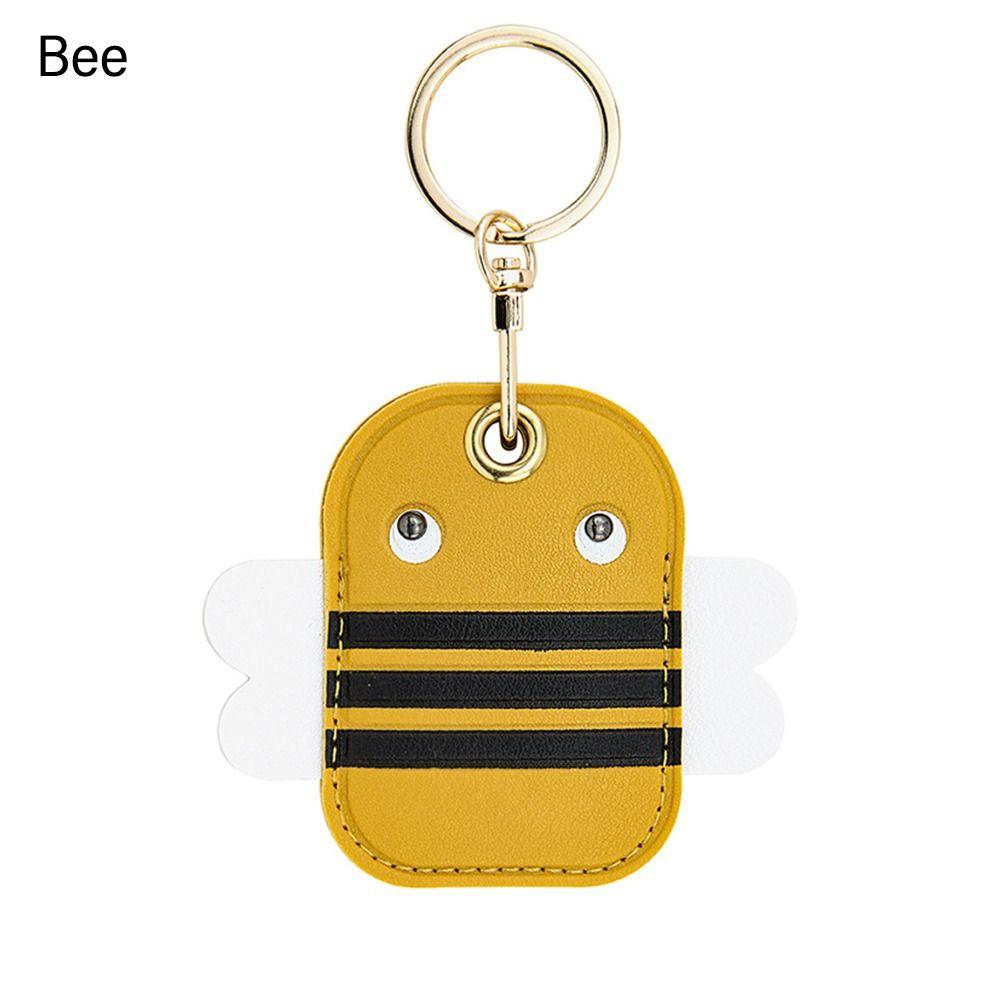 Airtag Cartoon Gift Access Control Card Cover Badge Card Holders With Keychain Protective Sleeve