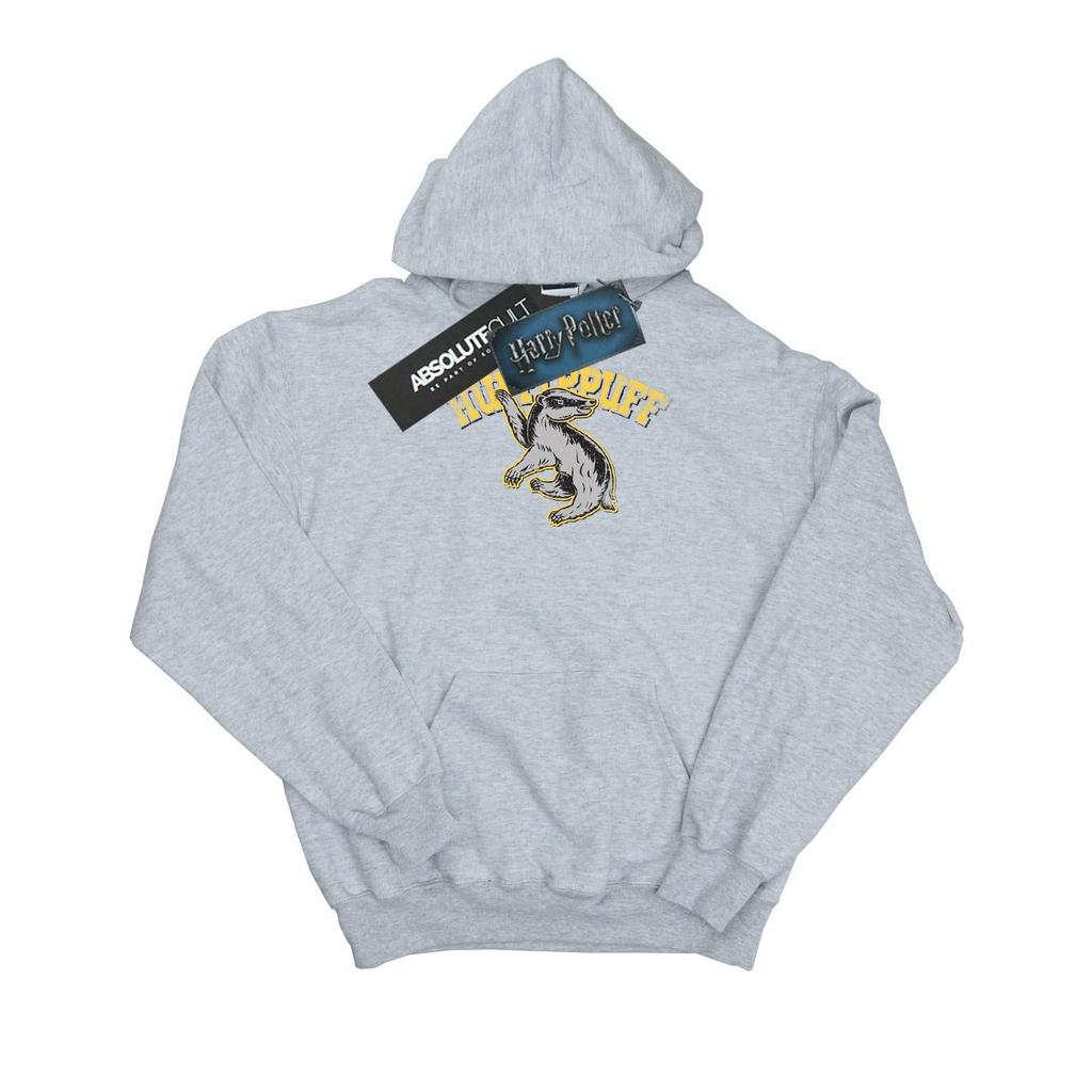 Harry Potter Girls Hufflepuff Sport Emblem Hoodie