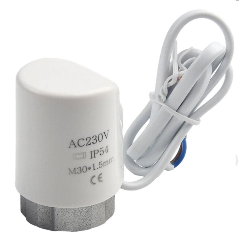 Нормально открытый электрический термопривод M30*1,5 мм без клапана для подогрева пола