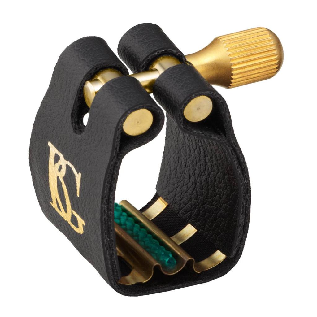 BG Super Revelation Ligature with Support for Soprano L14SR Gold-Plated Saxophone,