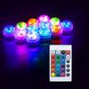 1pc 16 Colors Waterproof LED Lamp Underwater Light with Remote Control Colorful and Energy Efficient