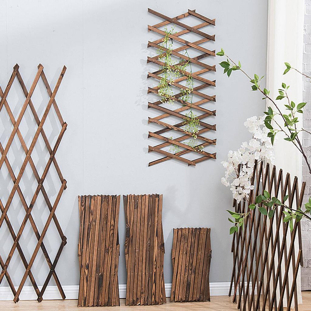 Деревянная решетка, расширяемая настенная отделка, восхождение на воздушные растения, опора для растений, решетка, вертикальная стойка, подвесная рама, забор, садовые принадлежности