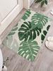 Upgraded Material Leaves Welcome Door Mat Living Room Bedroom Kitchen Bathroom Thickened Durable Carpet Rug Home Decor
