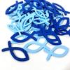 36 Pcs/pack Wooden  Hollow  Fish Unfinished Art Crafts Handmade Diy Wedding Home Decoration Supplies Tool (size Color Mixed)