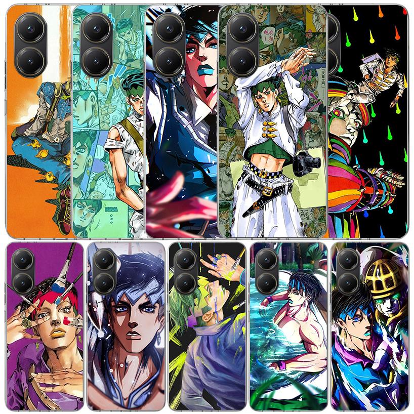 JoJo Adventure Рохан Кисибэ Мягкий Чехол для Xiaomi Poco F7 Ultra X7 X6 X5 Pro M7 Чехол для Телефона Redmi 15 15C 13 13C 12 12C 10 10C Pr