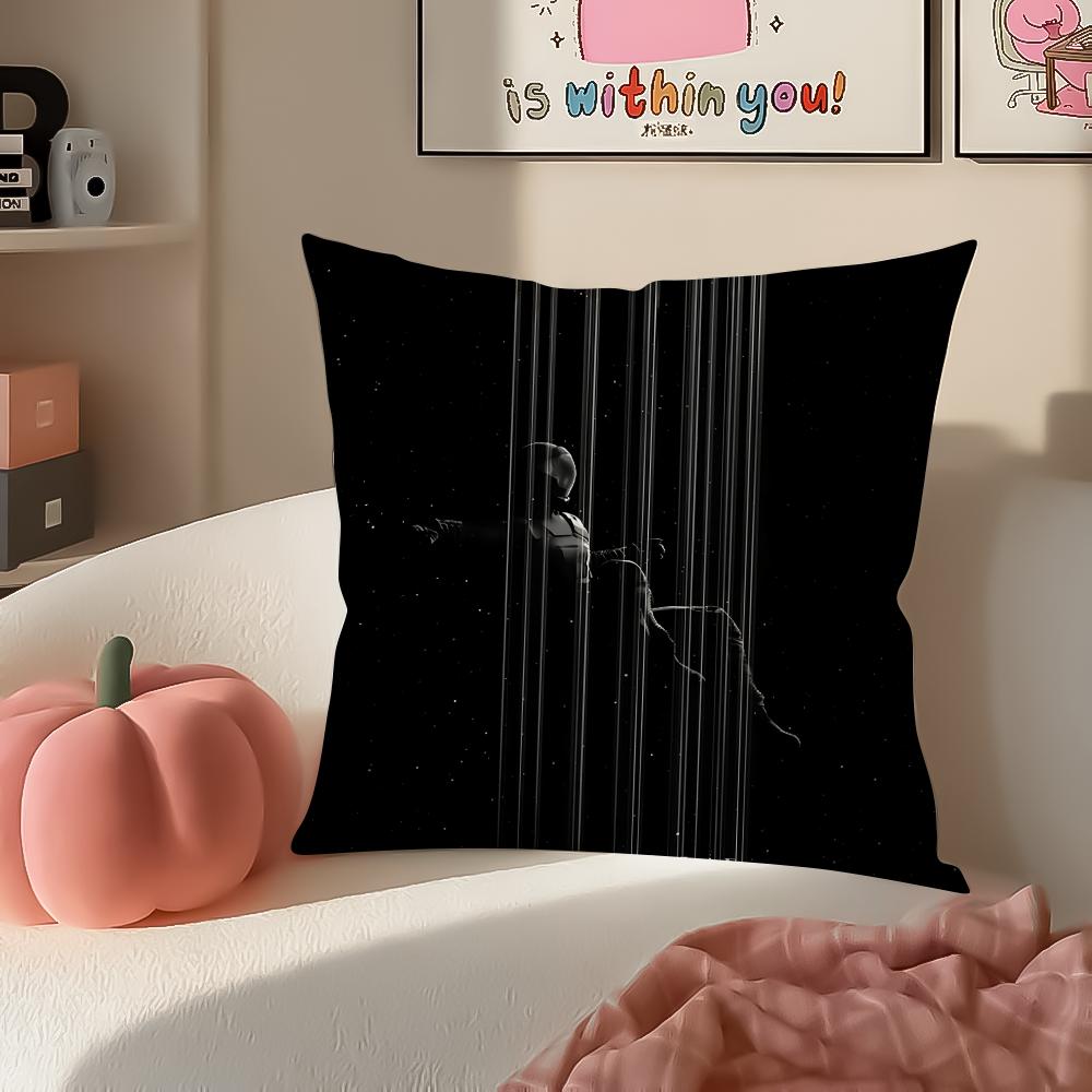 Classic Epic SciFi American Movie IInterstellar Cushion Cover Pillowcase Short Plush Invisible zipper Room Sofa Cushion Cover