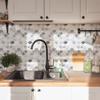 Self Adhesive Wall Stickers Waterproof Kitchen Backsplash New Imitation Wall Tiles  For Home Decor