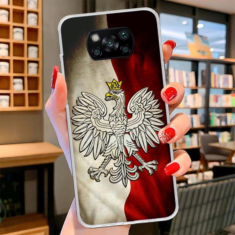 Poland Flag Cover Phone Case For Xiaomi Poco F7 Ultra X7 X6 X5 Pro M7 Redmi 15C 15 13C 13 12C 12 10C 10 9A 9C 9T 9 Shell Poco X7