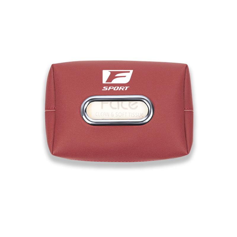 AARO1 Car Seat Back Tissue Box Auto Leather Tissue Holder For Lexus Fsport GS GX IS LS LX CT LC RC LBX NX RX 350h 450h UX 300e GX460