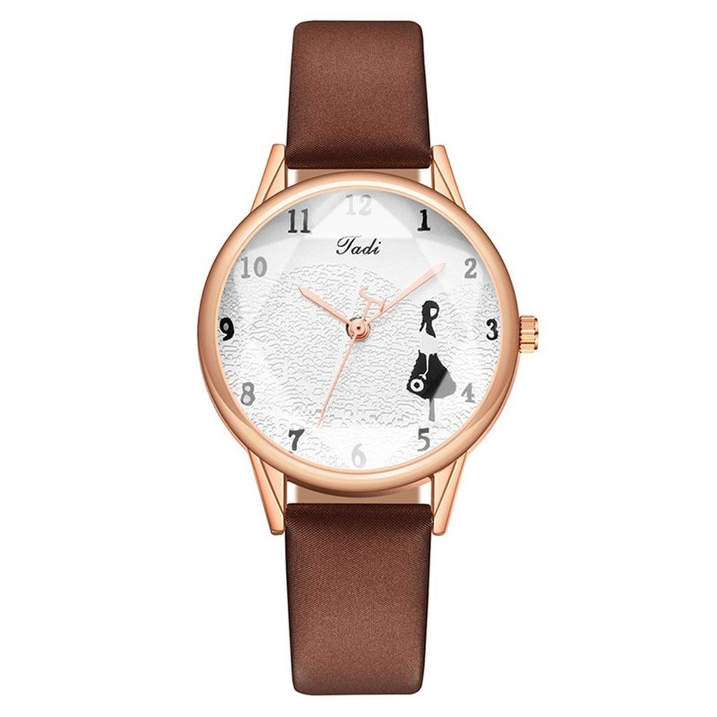 Женские модные кожаные часы