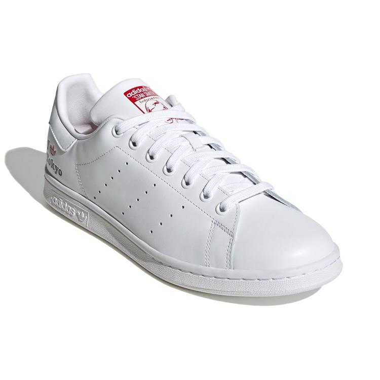 adidas Оригинальные кроссовки Stan Smith 'Tokyo White Red' H67743