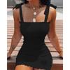 Ayollar Modasi Yelkasi Ochiq Yengsiz Smokli Bodycon Ko'ylak Ayollar Yelkasi Ochiq Mini Ko'ylaklar Ayollar Qisqa Kechki Klub Bosmali Ko'ylak