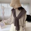 New Shoulder Scarf Shawl Women'S Fake Collar Shoulder Protection Scarf Air-Conditioned Room Camisole Decoration Paired With Neck Protection Knot