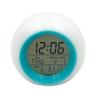 Creative Ball Alarm Clock Colorful Glow Digital Table Clock Snooze Electronic Clock With Temperature Humidity Calendar Display