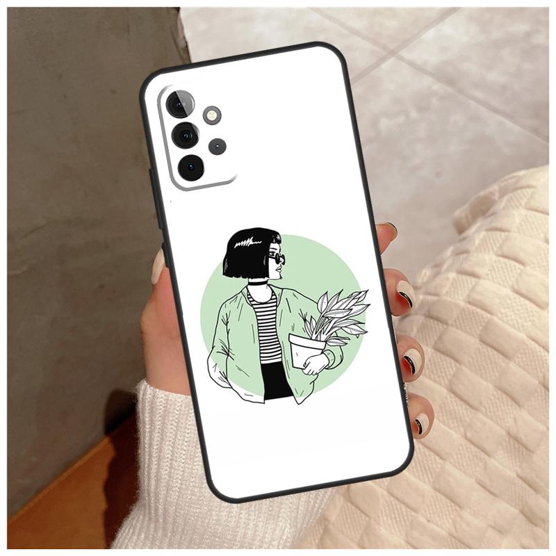 Leon The Professional For Samsung Galaxy A14 A34 A54 A06 A16 A26 A36 A56 A12 A32 A52 A13 A33 A53 A15 A35 A55 Case