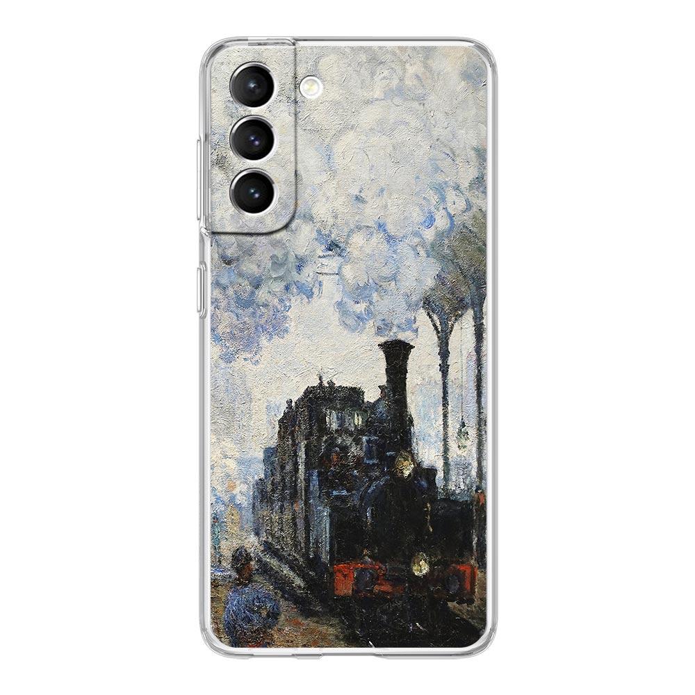 Клод Моне Импрессионизм Прозрачный силиконовый чехол для телефона для Samsung Galaxy S23 S22 5G S20 Ultra S21 FE 5G S10E S9 S8 S10 Plus