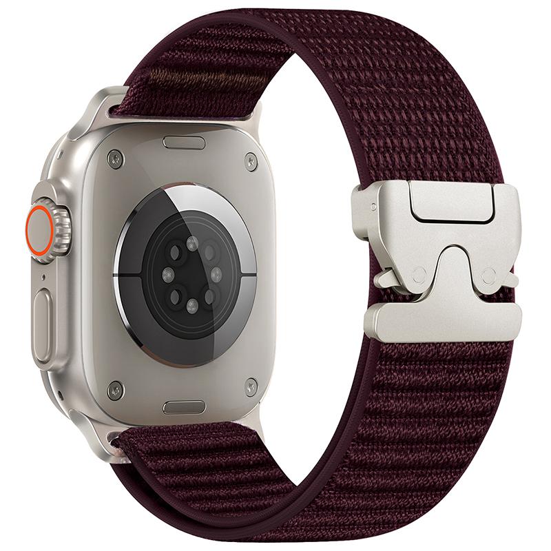 Нейлоновый спортивный ремешок для Apple Watch Series ultra 3 49 мм 42 45 38 40 41 мм с застежкой-паракордом для Iwatch Series 11 10 9 8 7 6 SE3