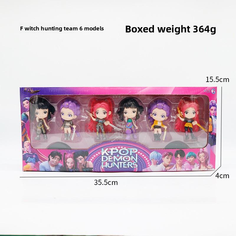 Аниме Q Версия Мужской и Женской Группы Охотников на Ведьм Модель Фигурки Тигр Ворон Румизоэ