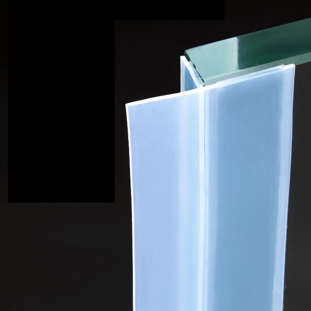 T Shaped Seal Strip Transparent Silicone Windproof Waterproof Double Sided Adhesive 6m Door Seal Str