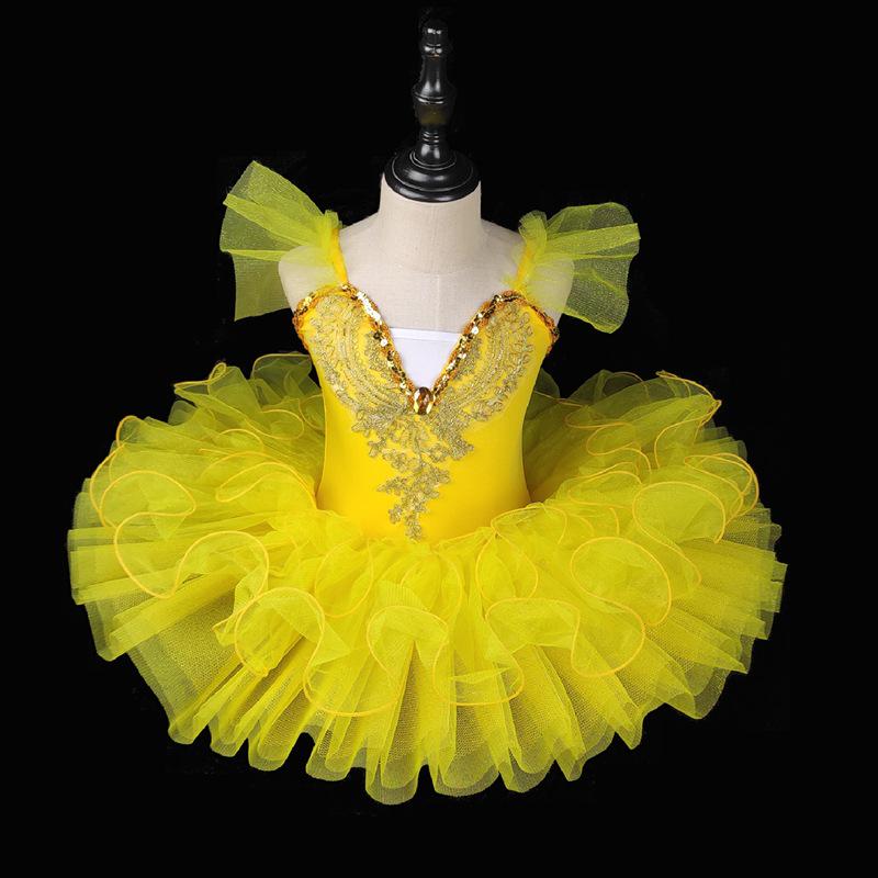 June 1 Children's Swan Ballet Dress - Girls Tulle Skirt Princess Costume