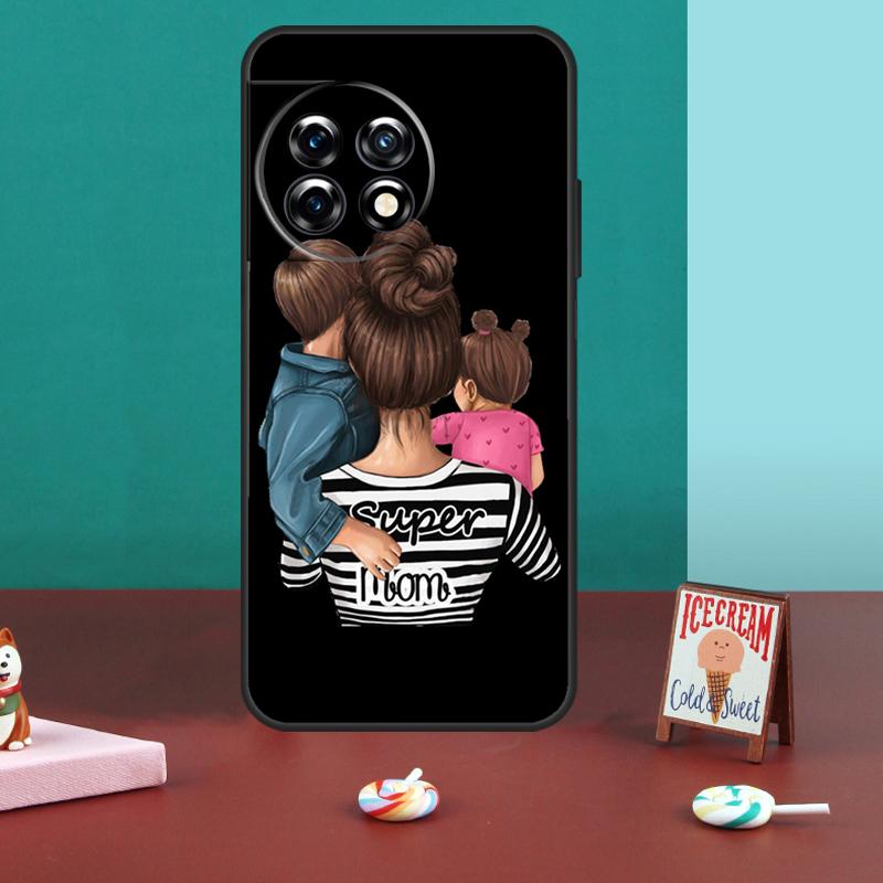 Чехол Super Dad Mom Baby Girl Twin для OnePlus 11 8 9 10 Pro 8T 9R 9RT 10T OnePlus Nord 2 2T CE 3 Lite N30 N20 N10