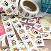 500pcs/Roll Cartoon Roll Stickers Creative DIY Graffiti Decorative Toys Sticker