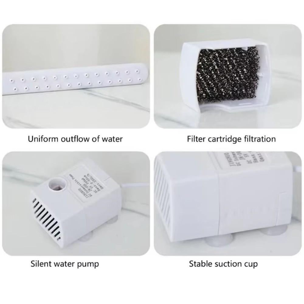 Quiet Operation Parrot Bath Tub USB Electric Circulating Water Bathtub  Parrot Grooming