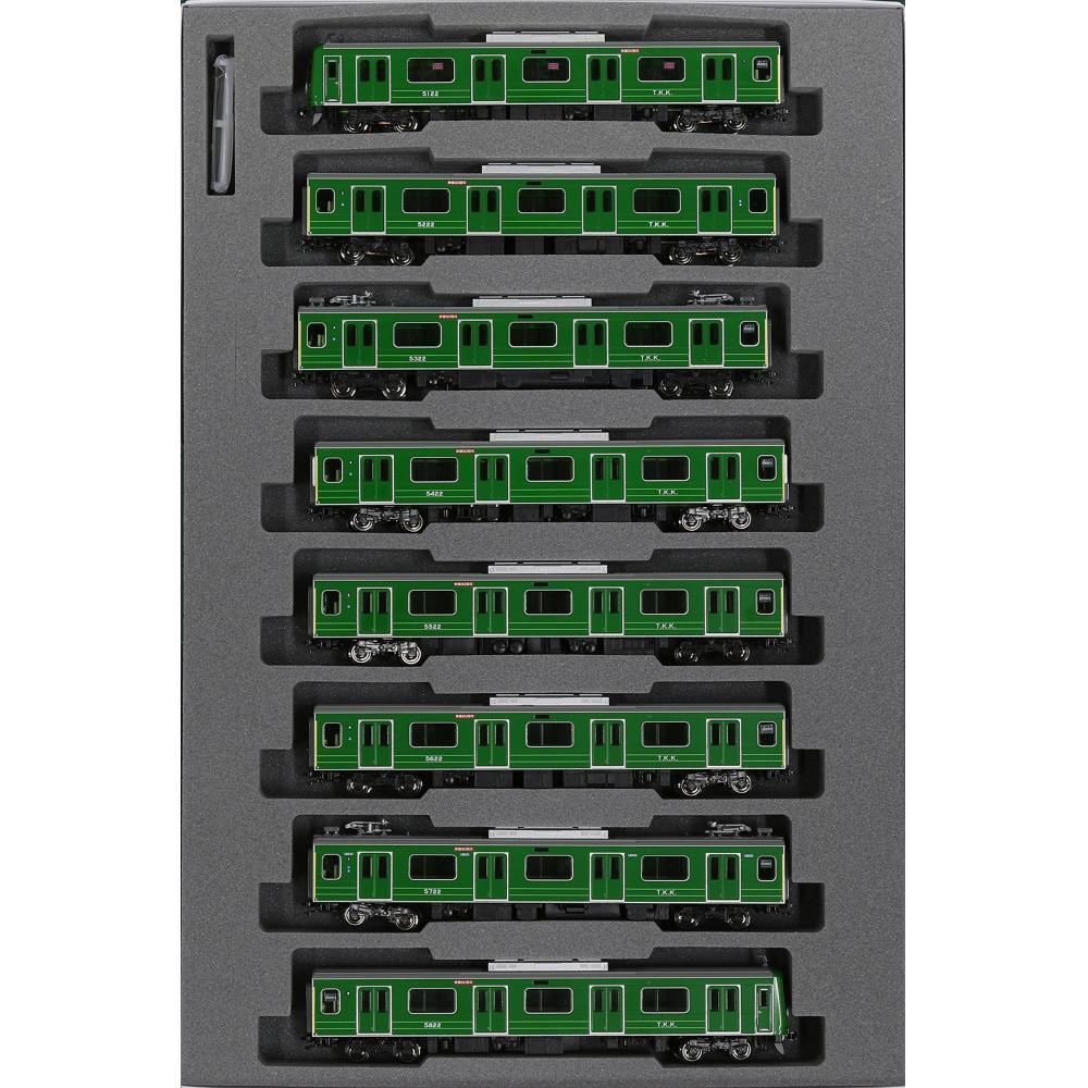 KATO N gauge Tokyu Electric Railway Линия Тоёко Серия 5000 синяя лягушка оберточная формация 8-вагонный набор [Специальный товар] 10-1456 Модель поезда