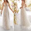 2025 Spring V-Neck Sleeveless Lace Wedding Dress