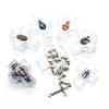 Durable Plastic Rosary Box With Unique Random Image For Baptism And Wedding Gifts