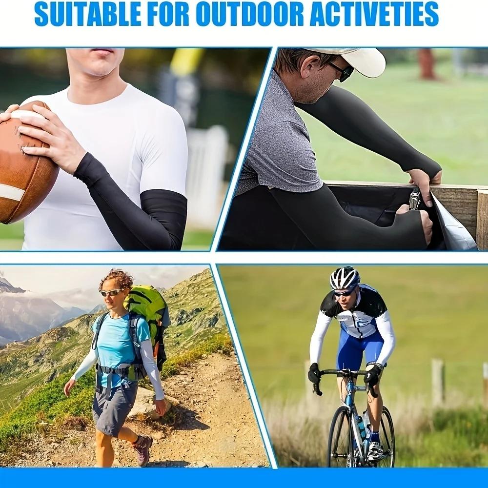 3 пары солнцезащитных рукавов, дышащие впитывающие пот рукава, холодные чехлы на руки, нарукавники для велоспорта и активного отдыха, ледяные рукава.