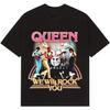 Королева Унисекс-Взрослый Официальный Мерч Футболка We Will Rock You