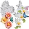 Daisy Flower Silicone Mold Butterfly Fondant Molds Cake Decorating Tools Theme Cake Dessert Decorated Chocolate Candy Mold