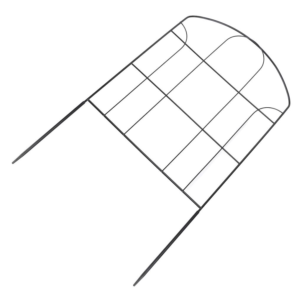 Декоративный садовый забор Арочный забор Бордюр Железная металлическая проволока Панельный забор Собака Кролики Земляные колья Fe