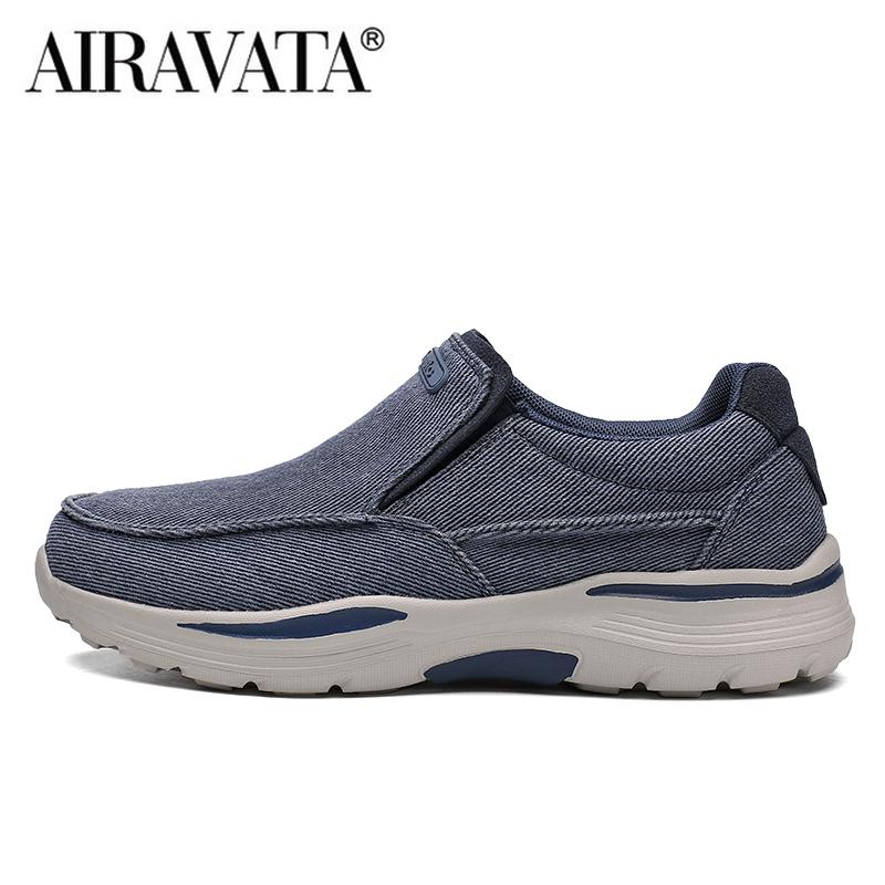 Мужская повседневная обувь, парусиновые дышащие лоферы, мужские удобные уличные прогулочные туфли, классические лоферы, кроссовки