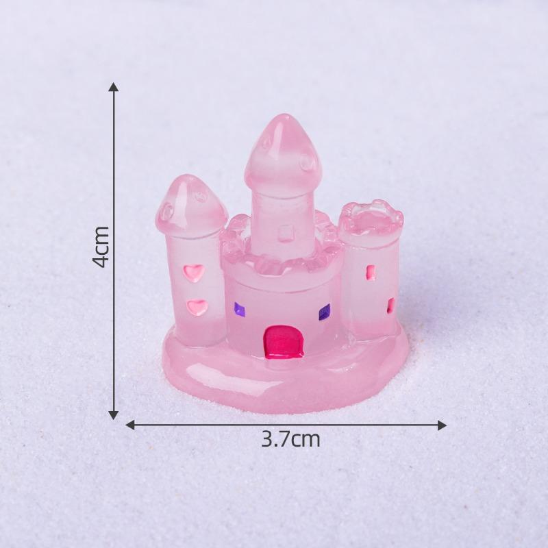 Замок Мечты Яркая Луна Маленький Дом Декоративные Аксессуары Микро-ландшафт Маленькие Украшения