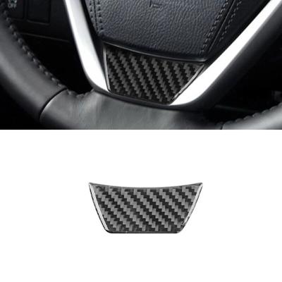 Углеродное волокно, украшение на руль автомобиля, наклейка для Toyota Highlander 2015-2018, автомобильные аксессуары для интерьера