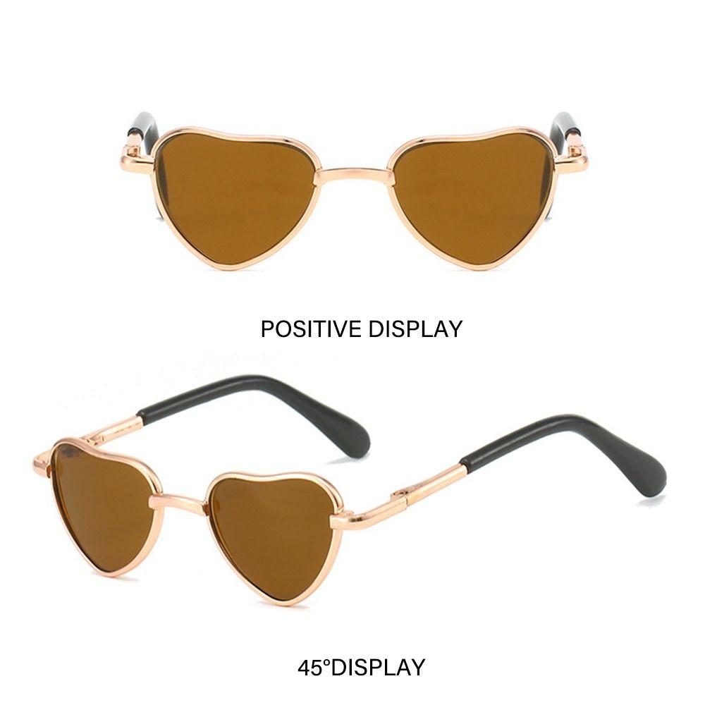 Party Pet Glasses Heart-Shaped Cosplay Eyeglasses Hippie Cat Dog Sunglasses