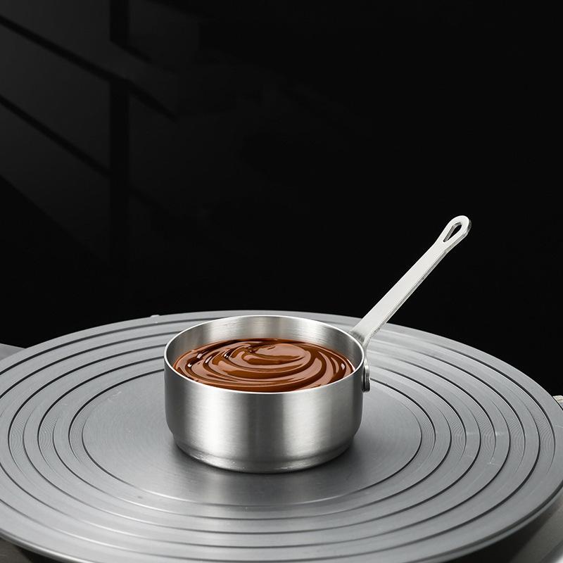 1PC Mini Stainless Steel Sauce Pan 60ml/80ml/125ml Small Saucepan Pot Gravy