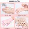 2 пары увлажняющих перчаток, водонепроницаемые, многоразовые, герметичные, эластичные, восстанавливающие, смягчающие сухие потрескавшиеся руки, женские, лосьон-гель, спа-перчатки
