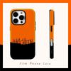Жуткий Хэллоуинский Силуэт Чехол для Телефона для IPhone 16 15 14 13 12 11 X XS XR XSMAX 7 8 Pro Max Plus Двухслойная Задняя Крышка
