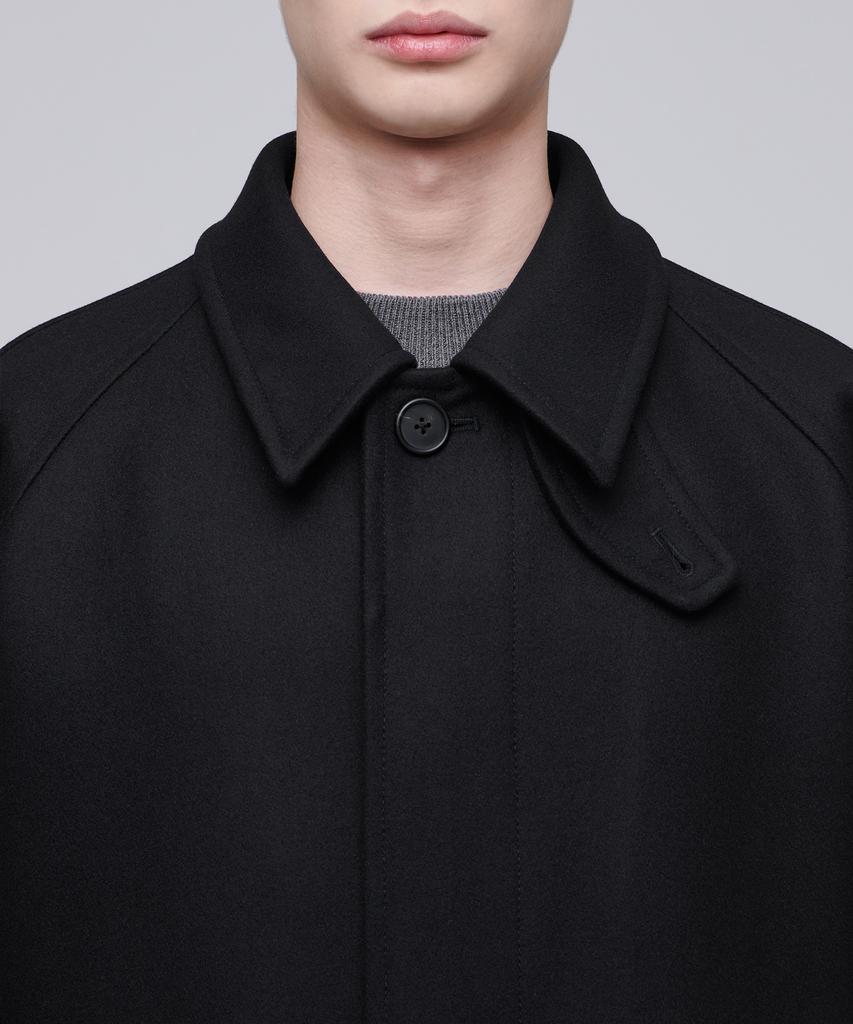 Musinsa Standard Mtr Oversized Balmacaan Coat [Black]