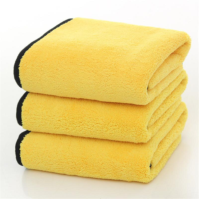 Microfiber Auto Wash Towel Car Cleaning Drying Cloth Hemming Car Care Cloth Detailing Car Wash Towel