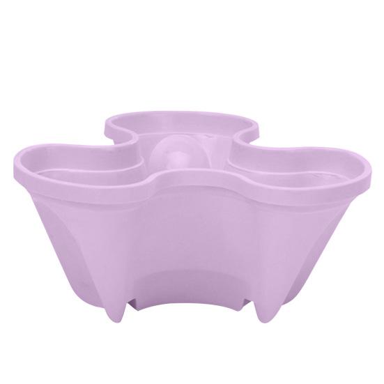 Пластиковый штабелируемый вертикальный держатель горшка для цветочных растений, декор для садового горшка